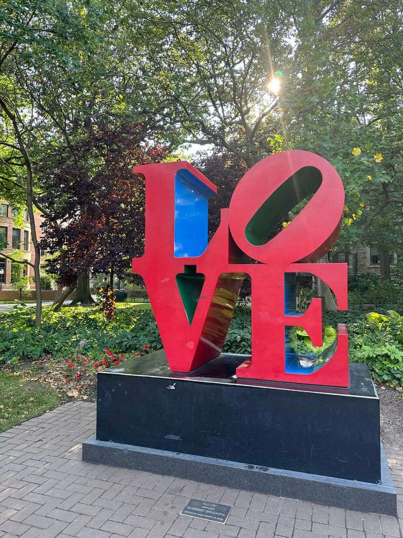 Snap the Iconic LOVE Sign & Hang Out in LOVE Park + Dilworth Park