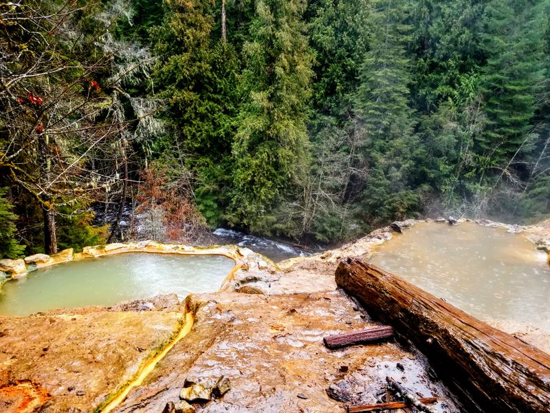 Soaking The Terraced Pools