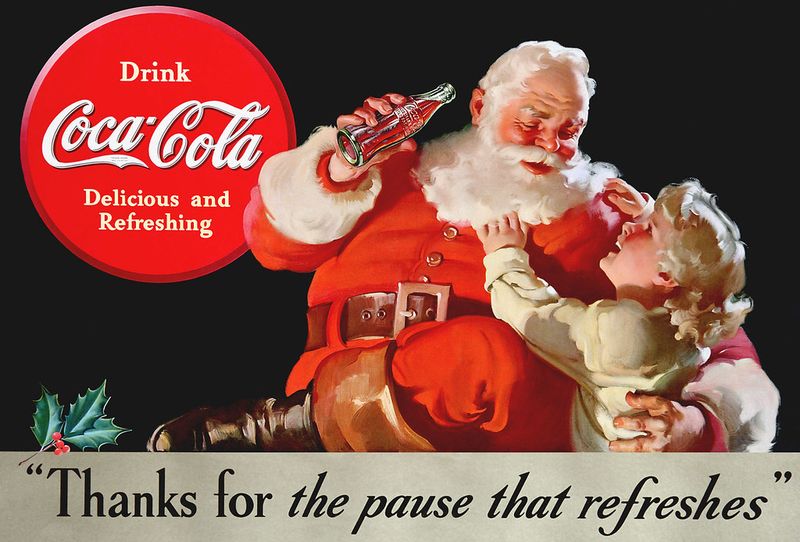 Santa Claus Only Wears Red Because of Coca-Cola
