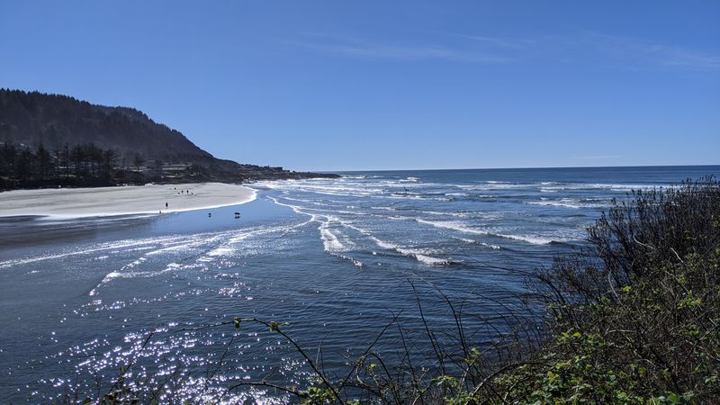 Yachats River Mouth and Beach
