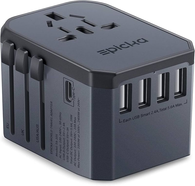 EPICKA TA-105 Universal Travel Adapter