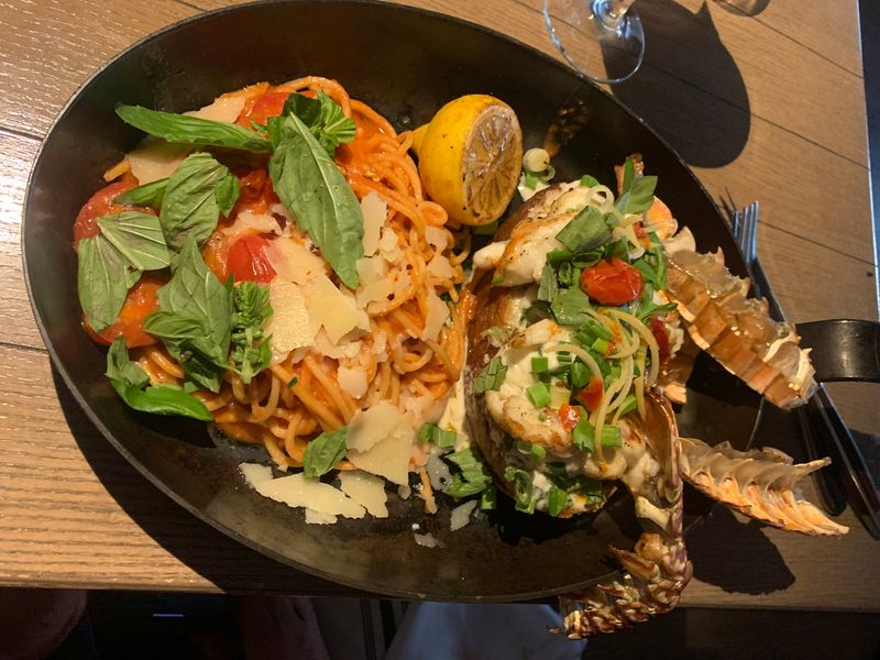 Lobster Spaghetti With Balance