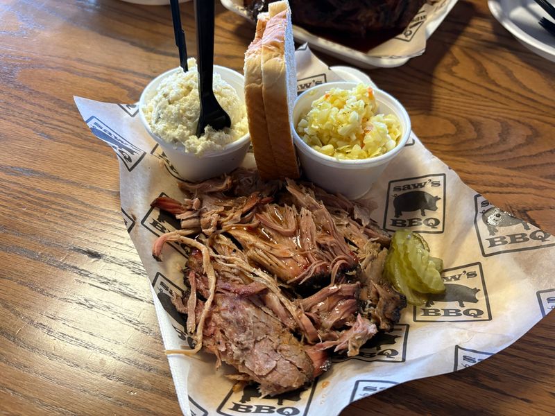 Pulled Pork BBQ Sandwich with Homewood Smokehouse Sauce