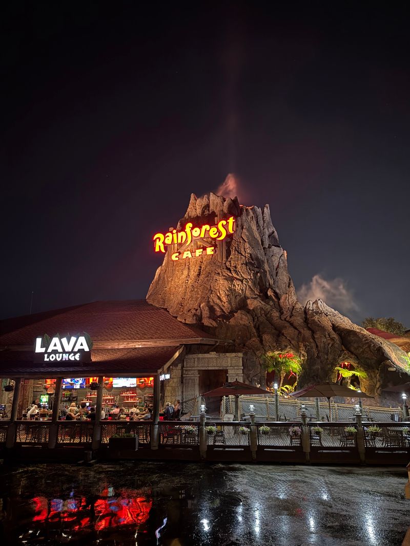 Volcano Entrance And Fire Eruptions