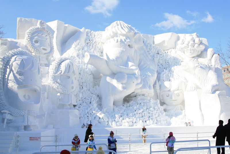 Sapporo has huge snow plus a world-famous festival to prove it
