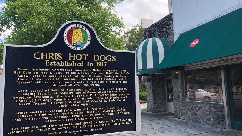 Chris' Famous Hotdogs (Montgomery): A downtown classic when you want simple, salty comfort