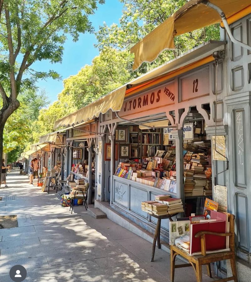 Cuesta de Moyano Bookstalls — Madrid, Spain