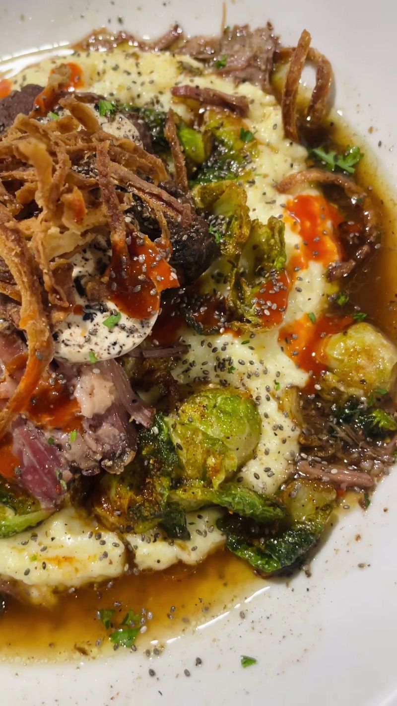 Braised Short Ribs over Grits