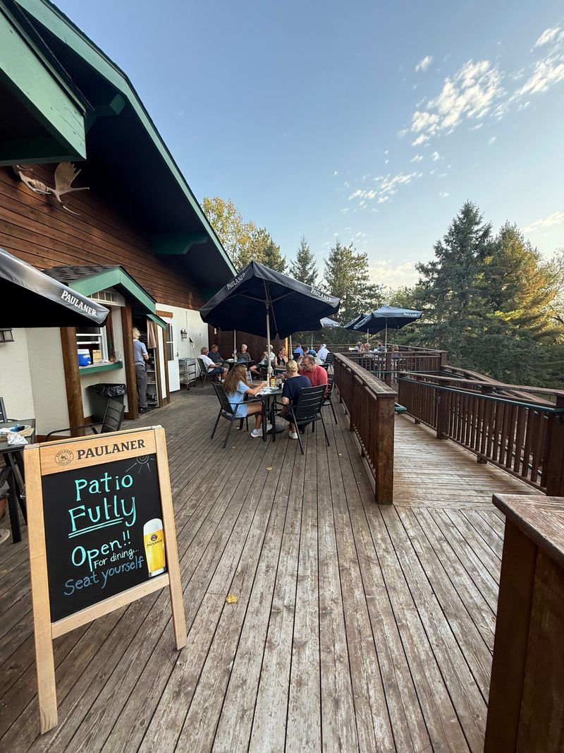 Cozy Deck Dining Among the Pines