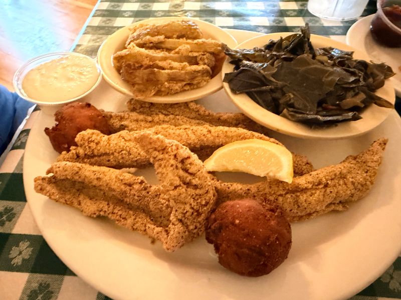 Fried Catfish with Hushpuppies