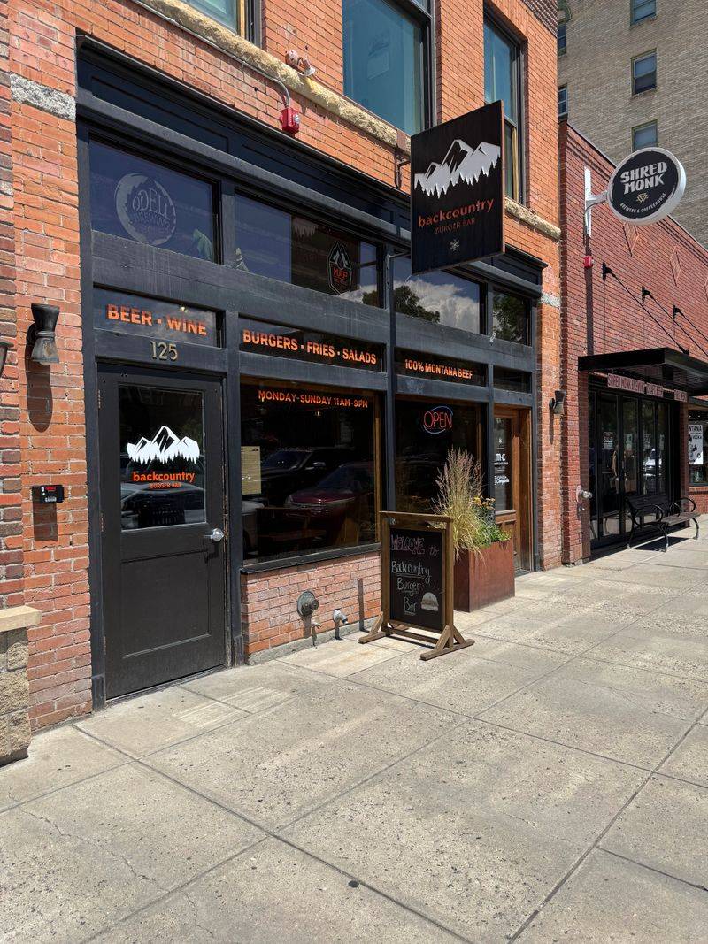 Backcountry Burger Bar - Bozeman