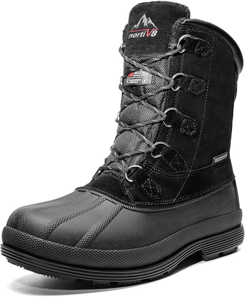 NORTIV 8 Insulated Waterproof Snow Boots