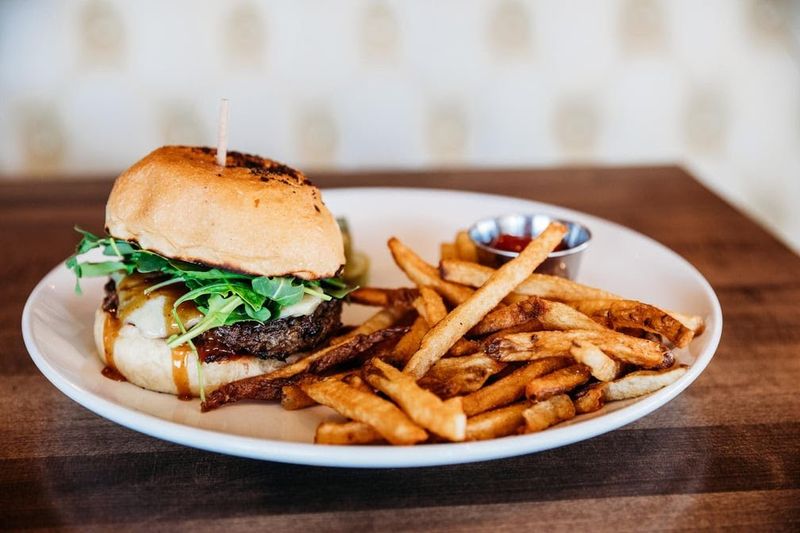 Plaza Burger With Aged Cheddar