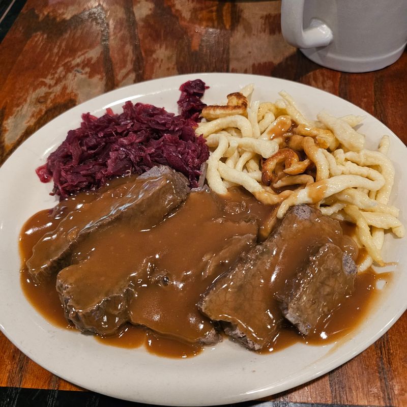 Handmade Spaetzle With Gravy