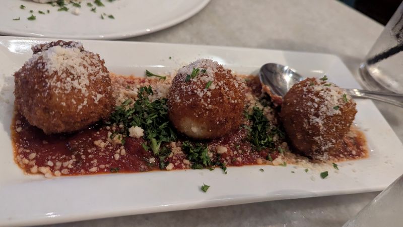 Arancini and Roasted Garlic with Goat Cheese