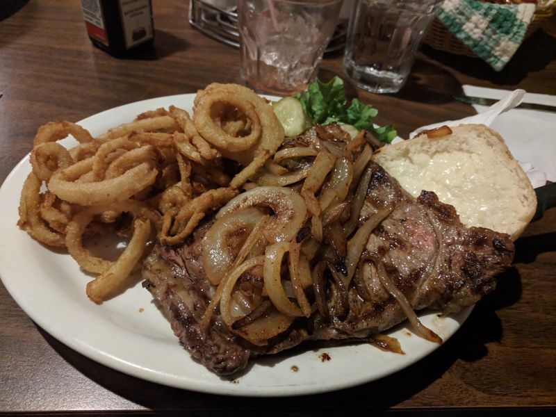 Ribeye with Mushroom Add On