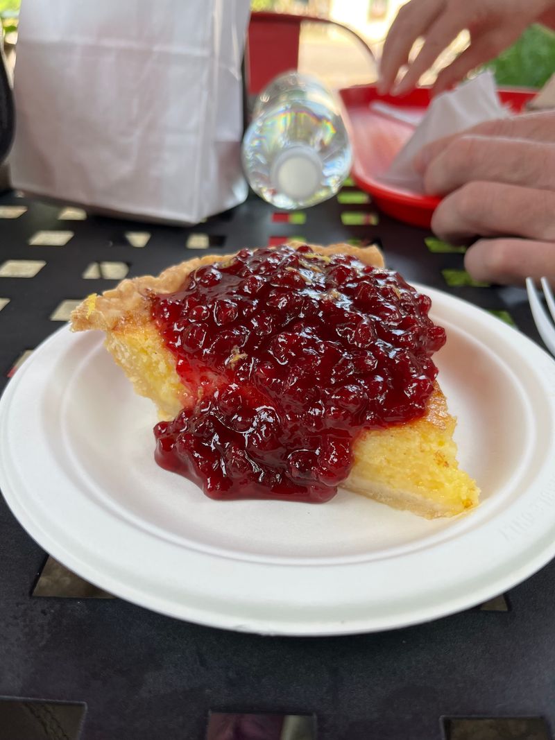 Double lemon and lingonberry lemon