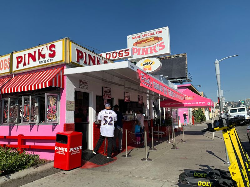 Pink’s Hot Dogs – Los Angeles, CA