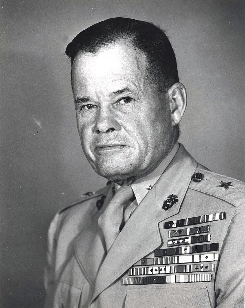Lt. Gen. Lewis B. Chesty Puller — Most decorated Marine; 5 Navy Crosses