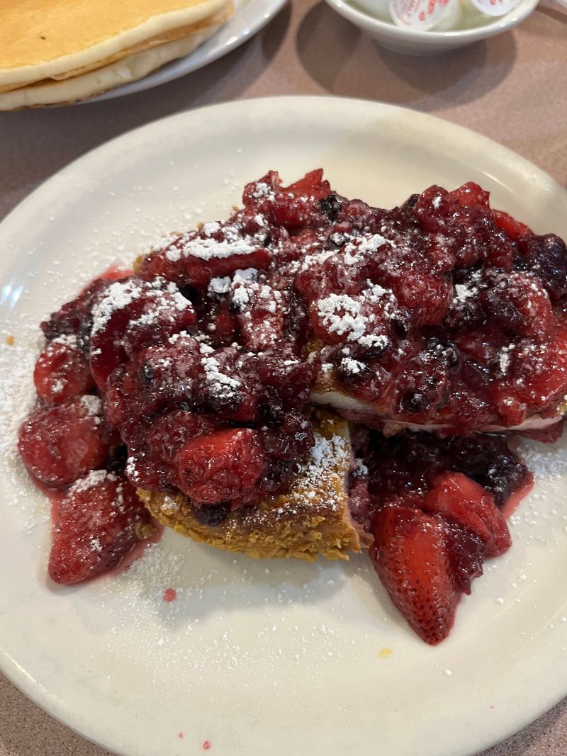 Blue Corn Cinnamon French Toast