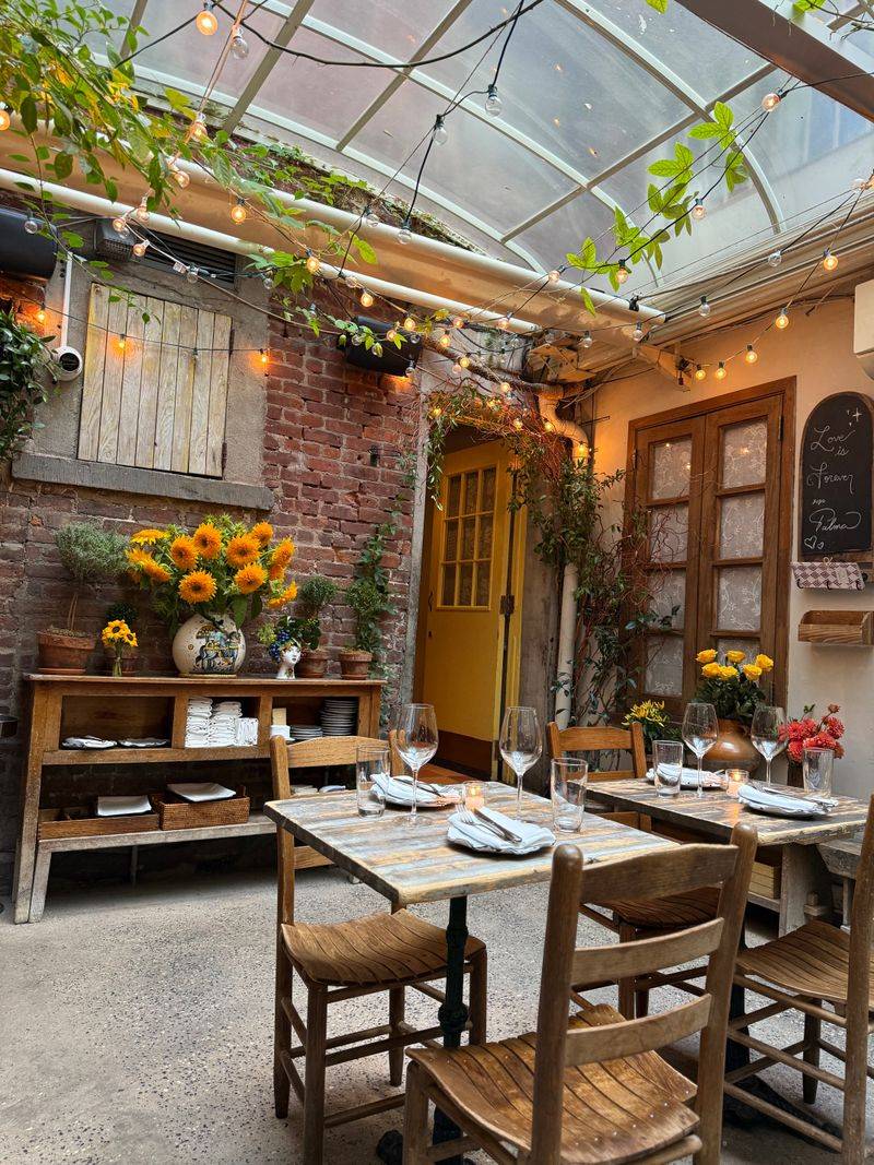 A Sunlit Garden Escape on Cornelia Street