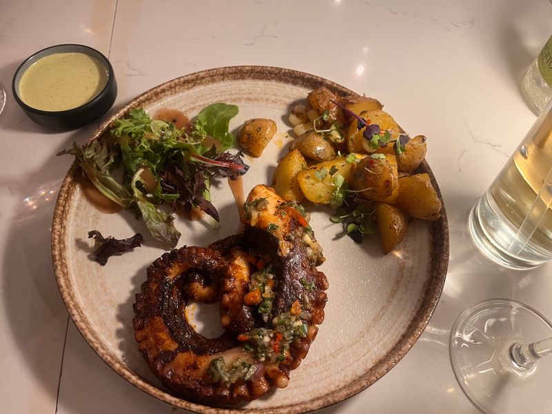 Charcoal Grilled Octopus