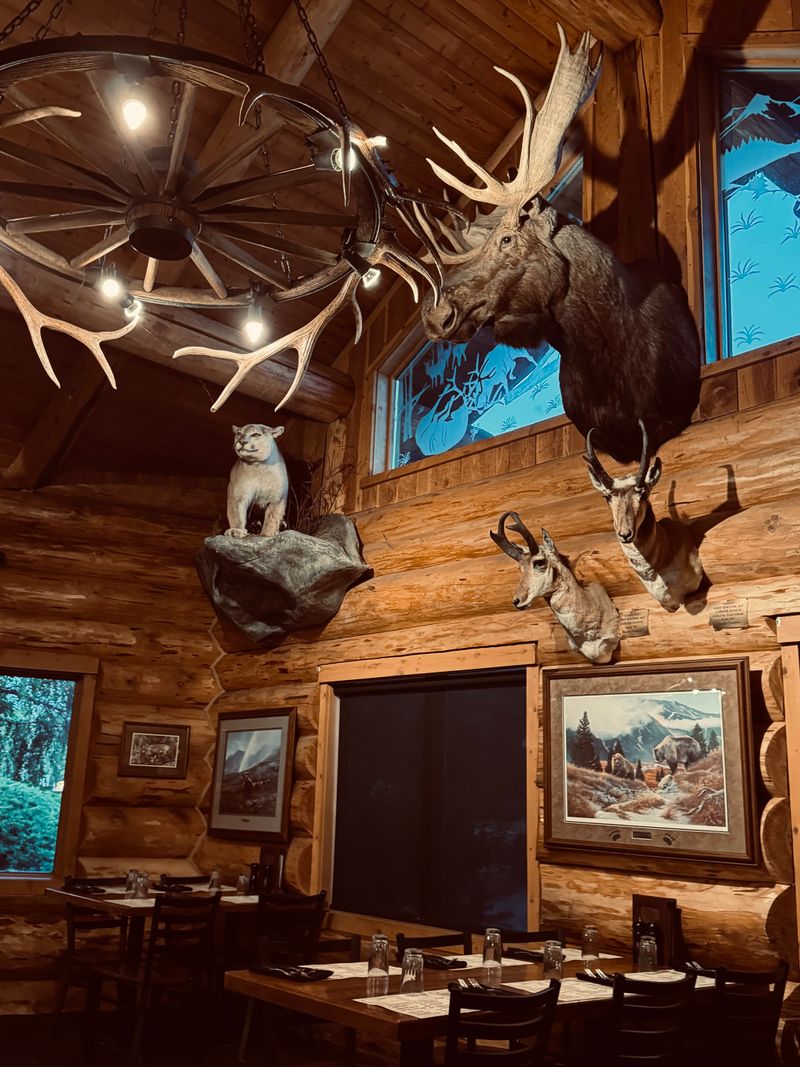 Warm Log Cabin Atmosphere