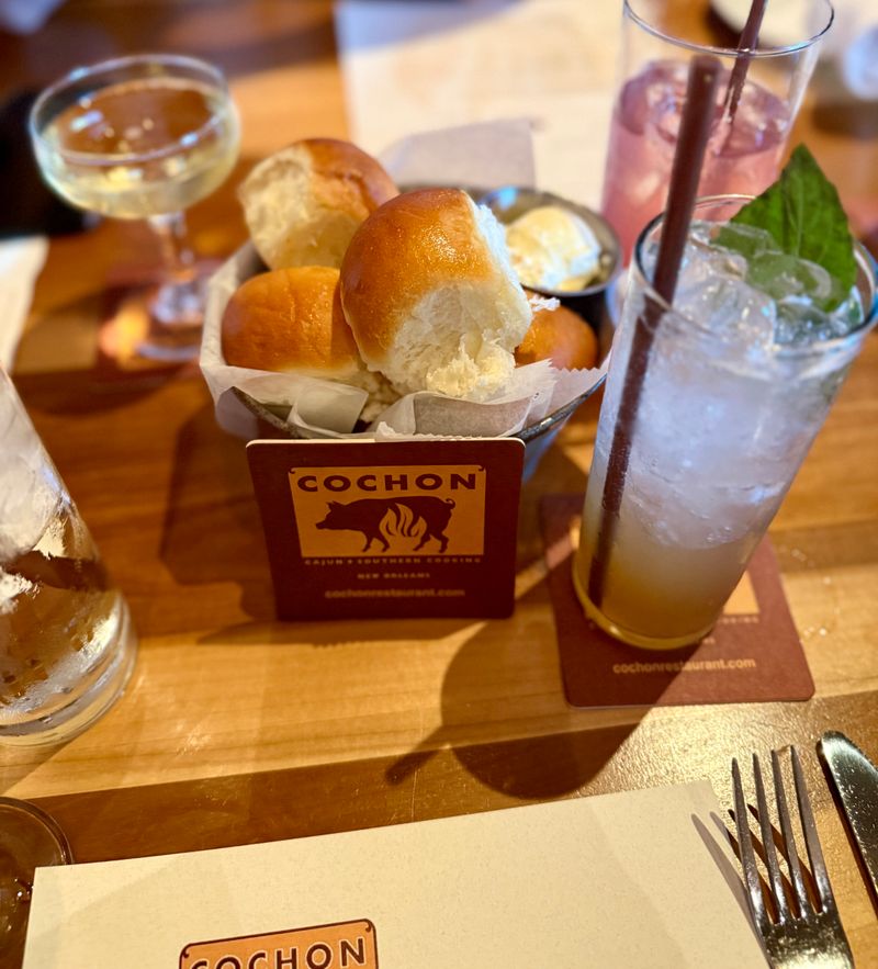 Warm rolls and butter ritual