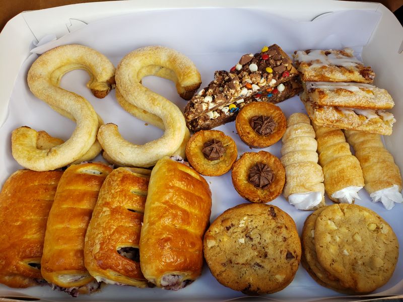 Cream Horns, Bismarcks, And Donuts