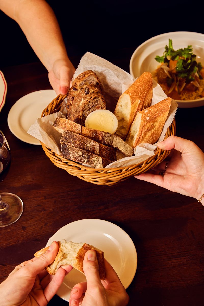 Pastry Basket And Sweet Finish