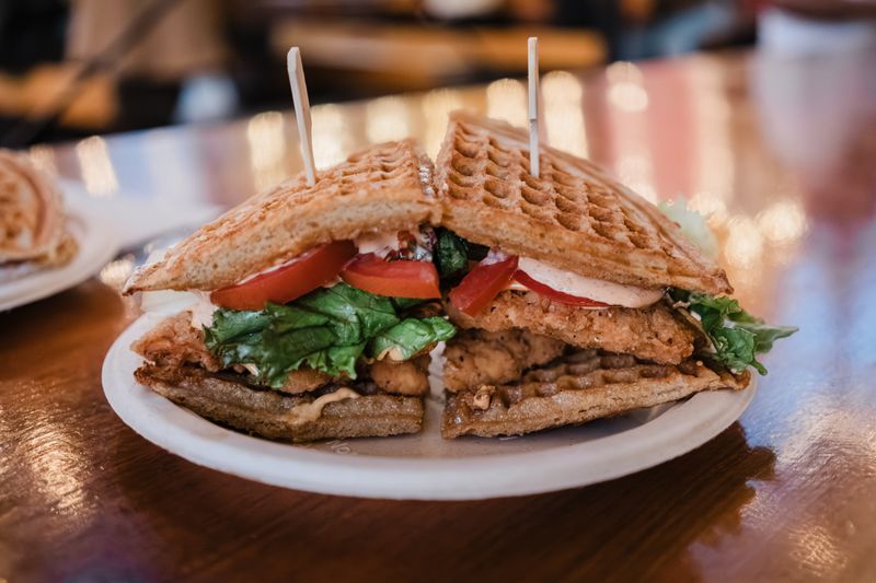 Smaaken Waffle Sandwiches, Portland, OR