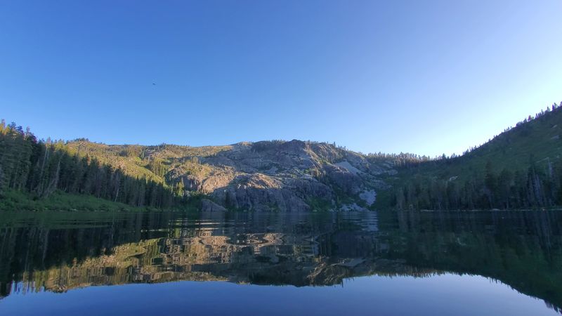 The Lake Was Formed by Ancient Glaciers