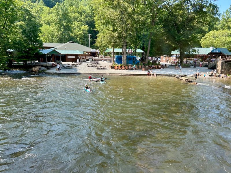 Attached to Nantahala Outdoor Center