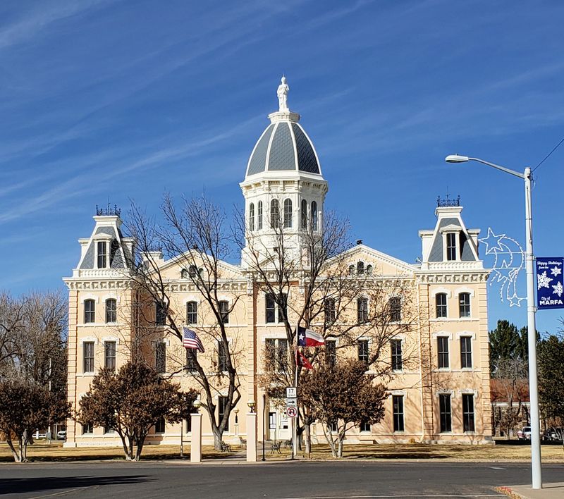 Historic Presidio County Courthouse View