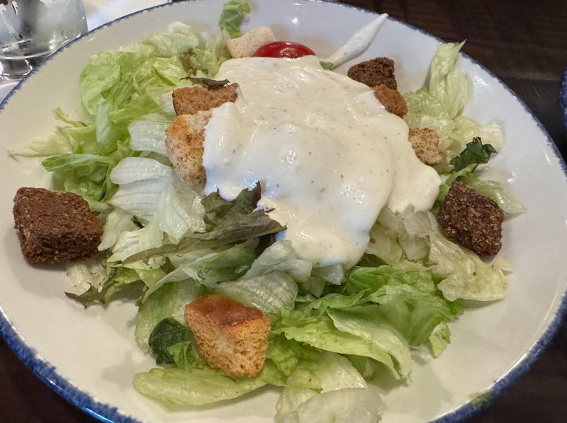 Salads and House Tabasco Dressing