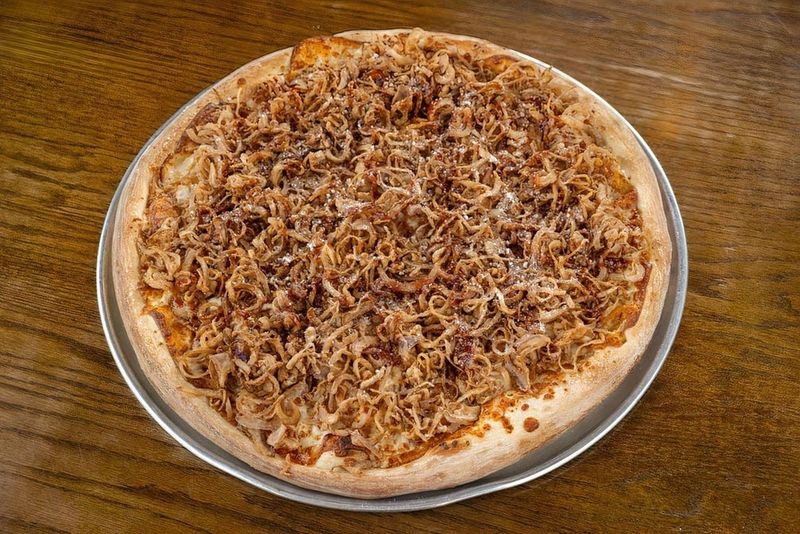 BBQ Chicken With French Fried Onions