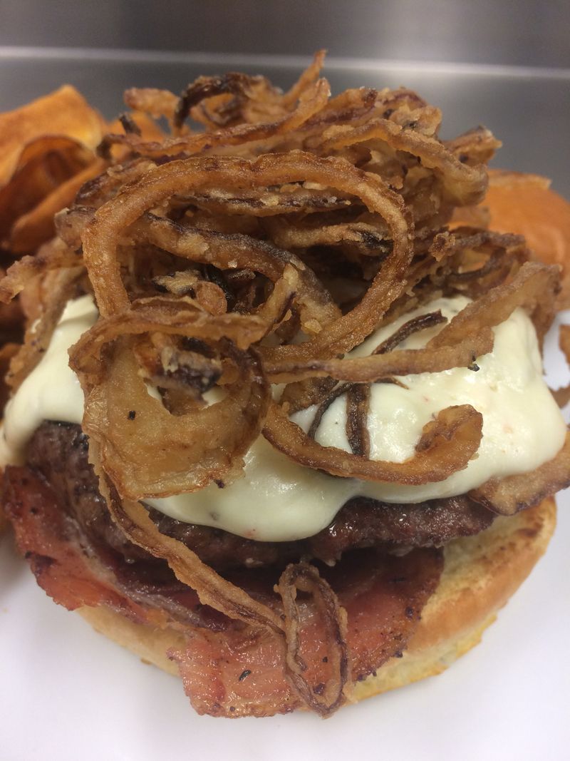 Black and Blue Burger Bite