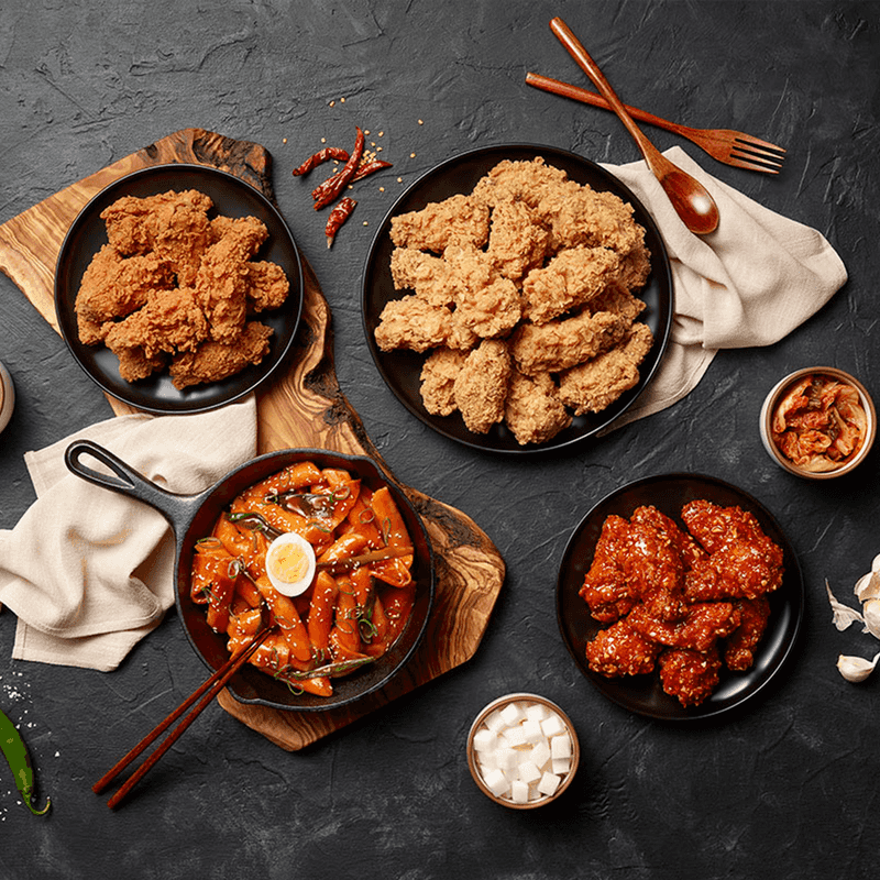 Tteokbokki and Rose Tteok-bokki