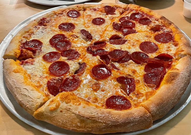 Pepperoni Pizza in Italy