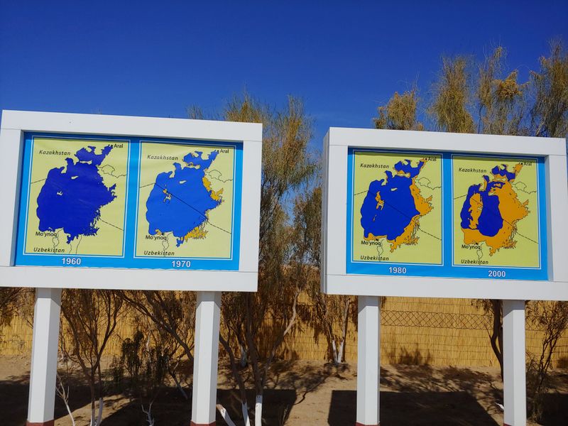 Lake Reduced to 25% of Its Original Size