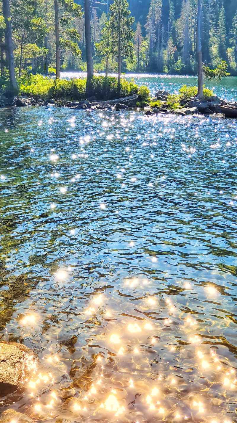The Water Is Naturally Crystal Clear