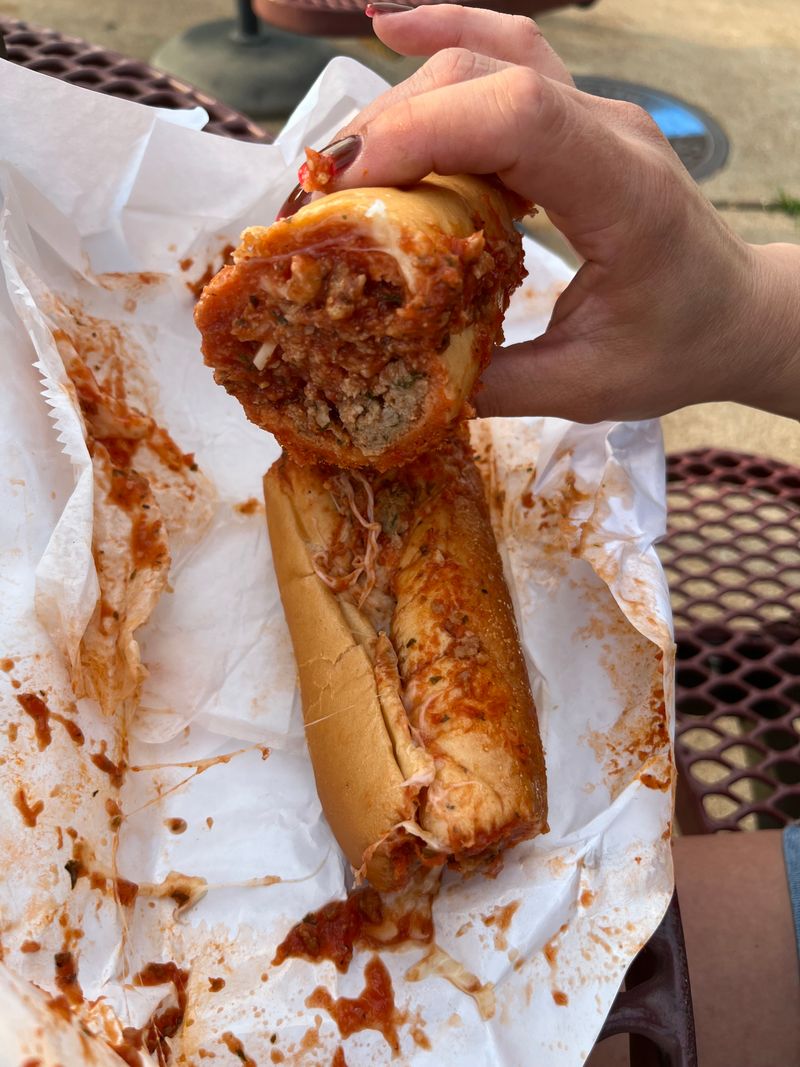 Meatball Sub On A Busy Lunch
