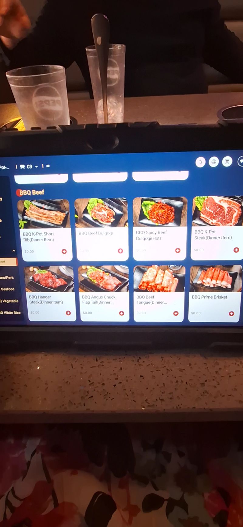 Ordering with the tablet like a pro