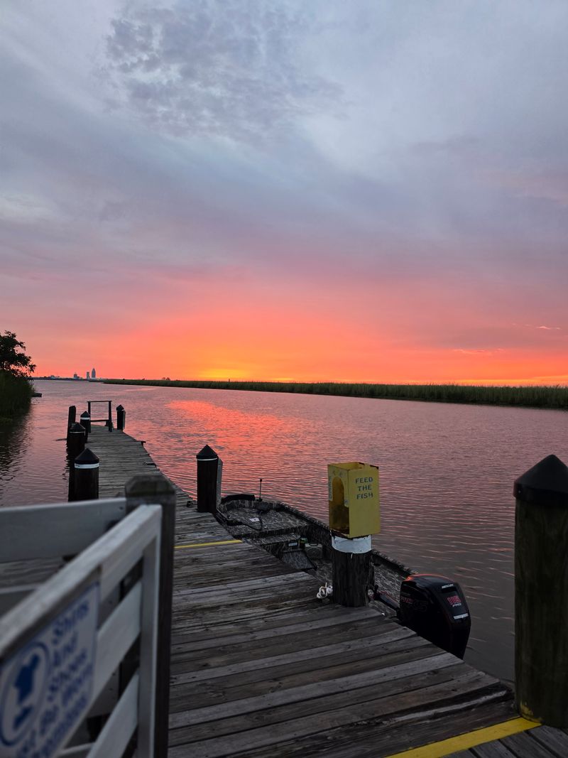 Sunset Views of Mobile Bay