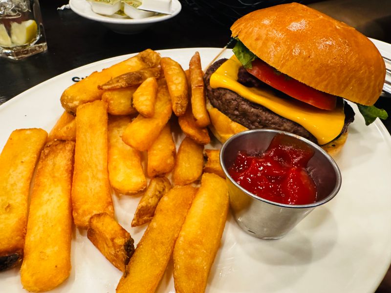 Classic Cheeseburger and Fries