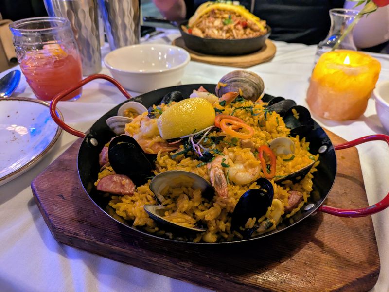 Seafood Paella Peruana