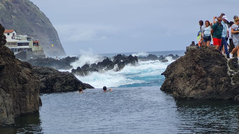It Has Natural Lava Swimming Pools