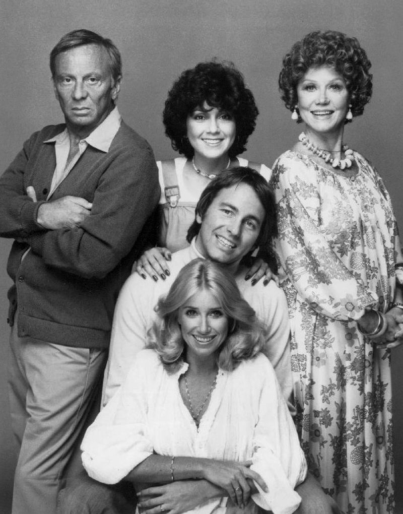 Three's Company (1977–1984): The 'he has to pretend he's gay' premise