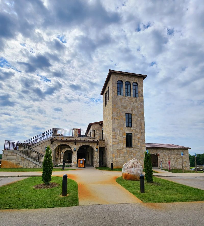 Old World Architecture With Bay Views