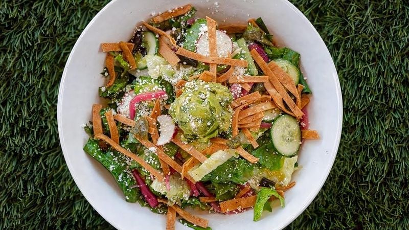 Baja Chop Salad With Fried Chicken